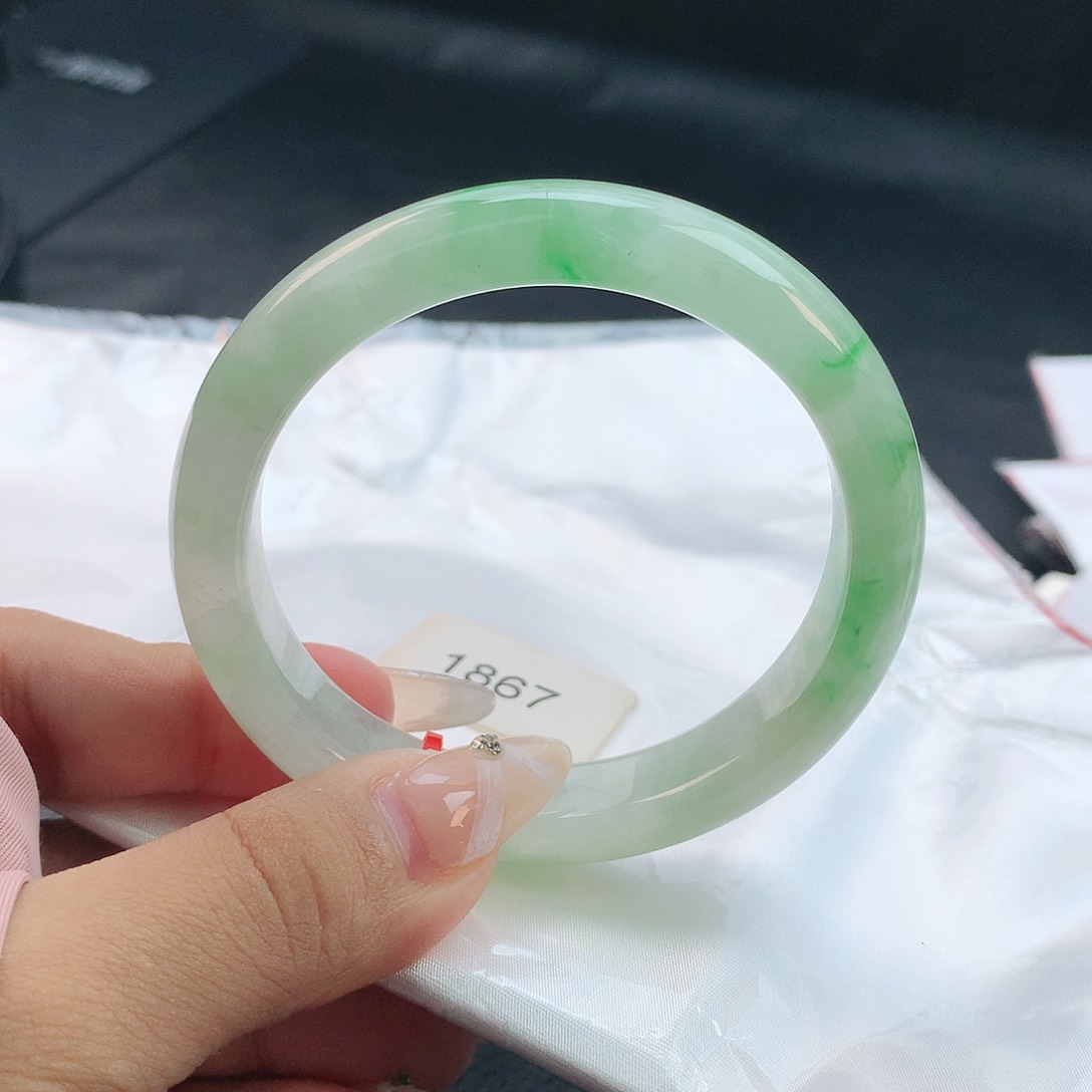 未镶嵌手镯翡翠57圈1867