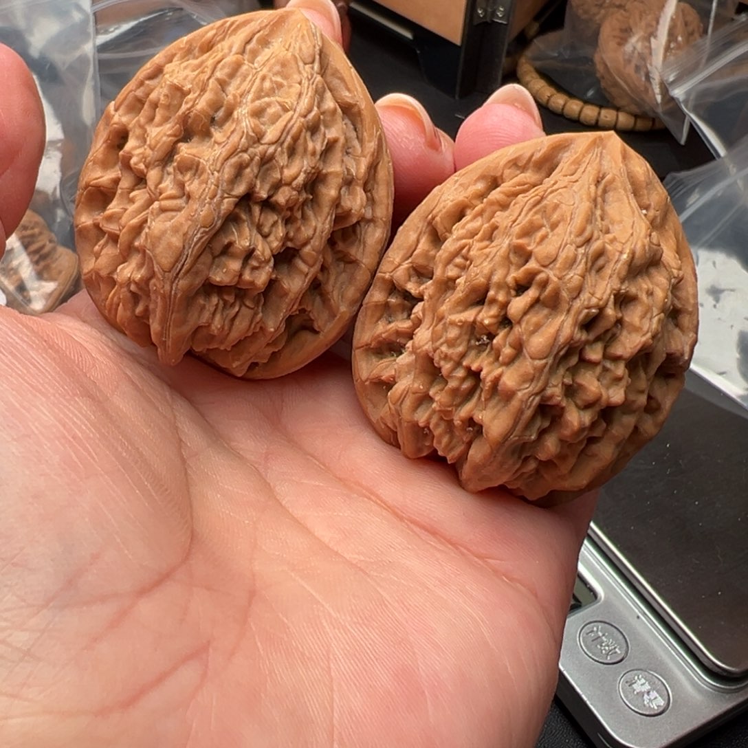 文玩核桃把件陈*虎头王41