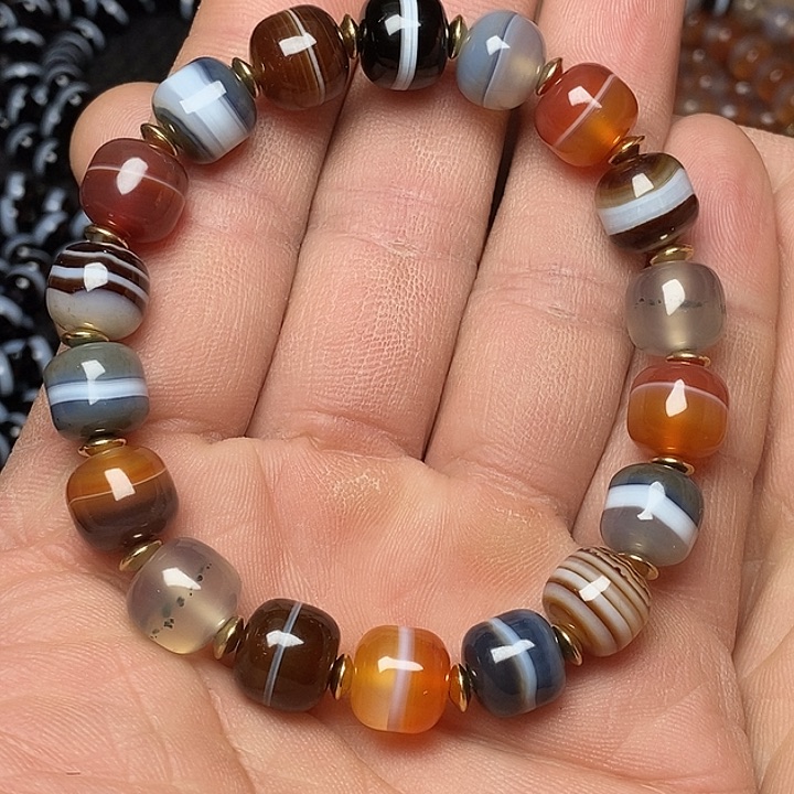 玛瑙/玉髓手链未镶嵌