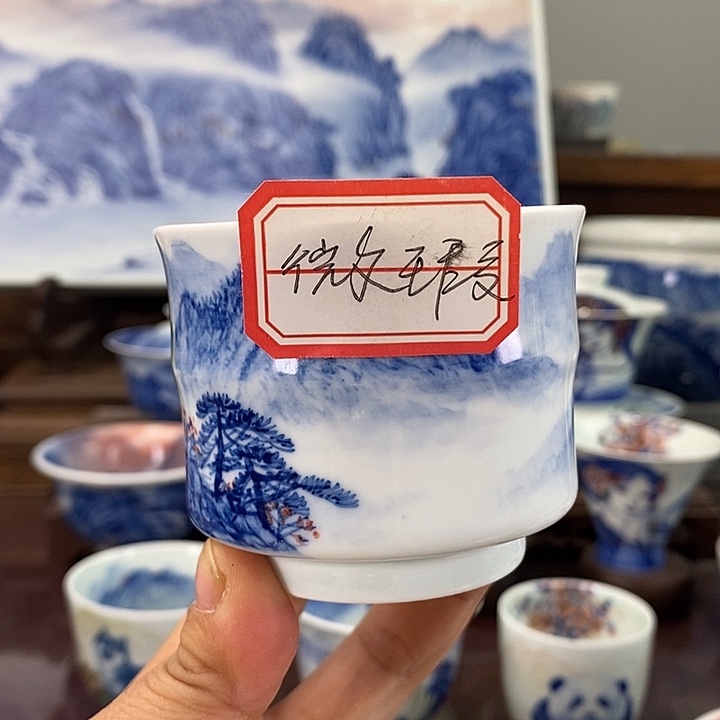 杯學*裝景德镇手工手绘陶瓷，高亮兴老师作品