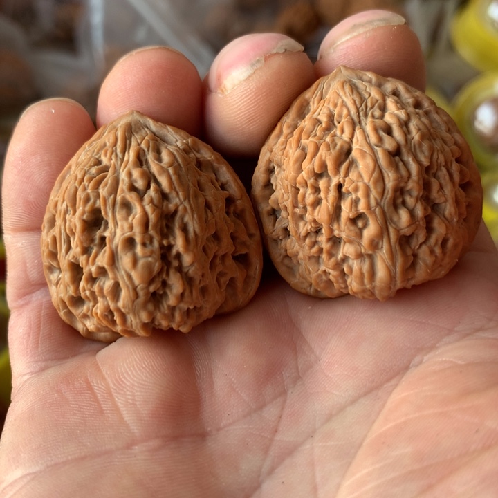 李***哥吊坠文玩核桃红玛瑙36