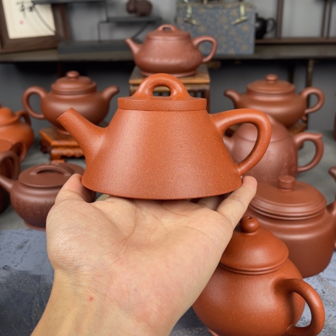 茶杯段泥霸王石瓢 容量160 全手工制作