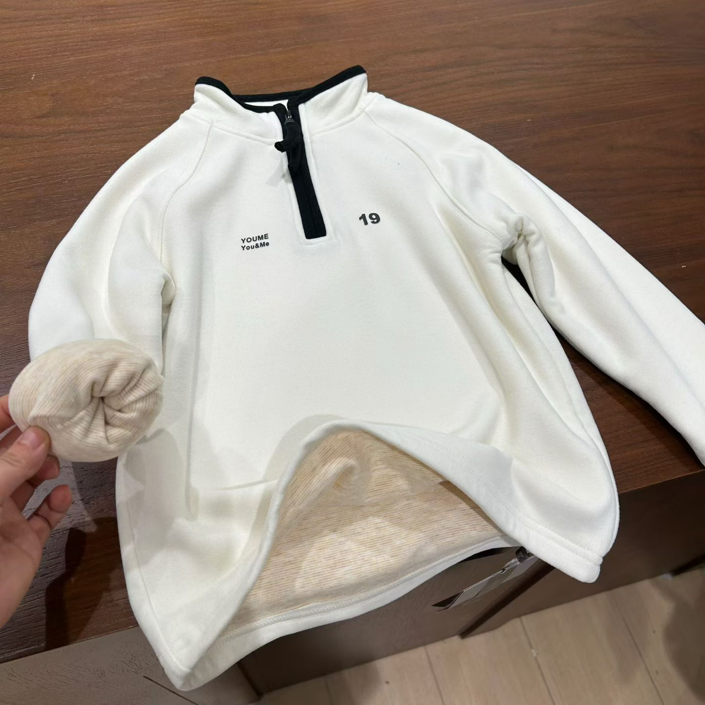 &苏珊&新款秋冬款加厚款高货立领拉链打底衫88090