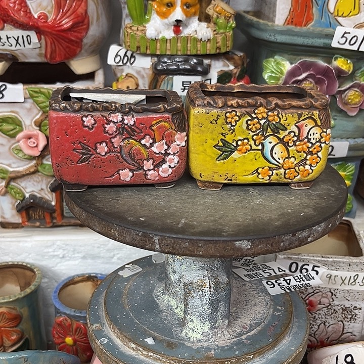 粗陶材质多肉花盆