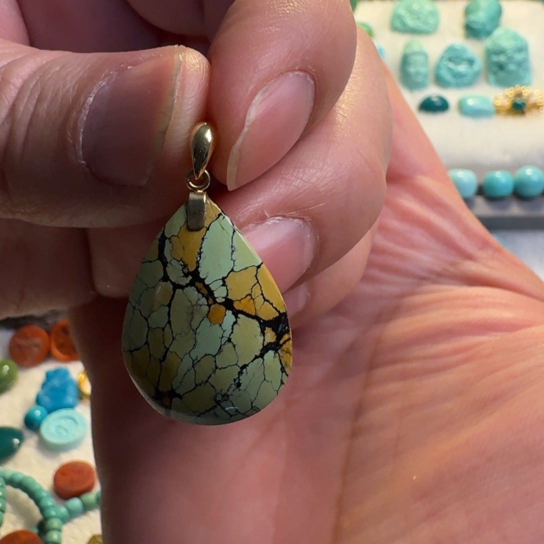 绿松石单珠未镶嵌