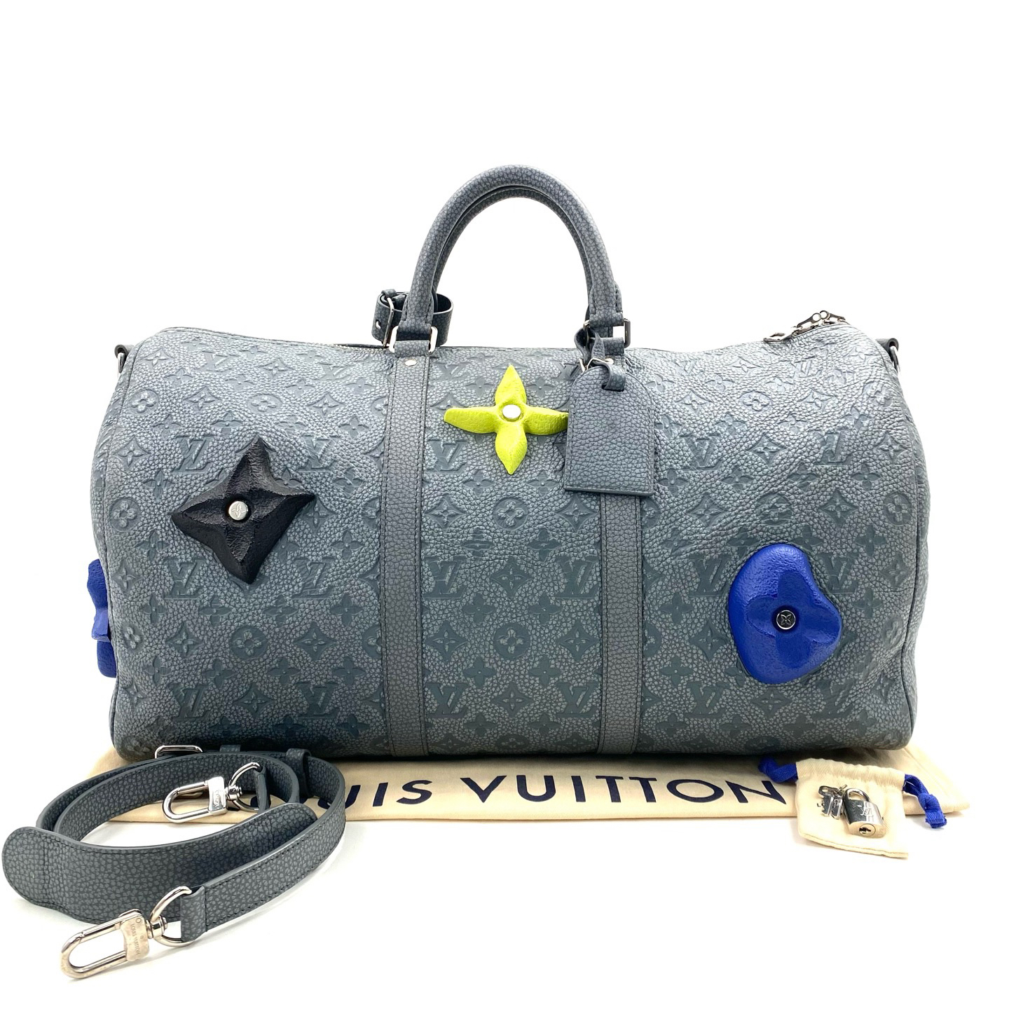 99新 LouisVuitton/路易威登 限量攀岩keepall50旅行袋尺寸50/29