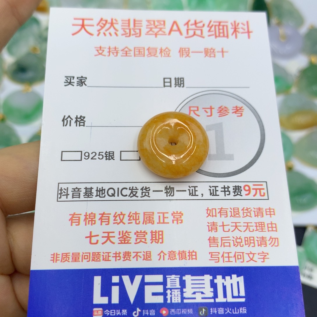 翡翠颈饰未镶嵌翡翠