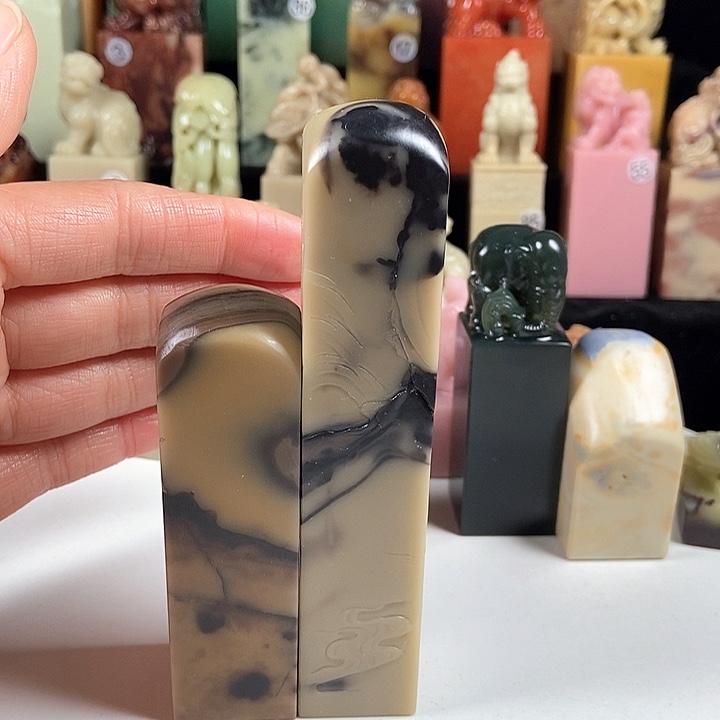 青田石古**情青田石印章