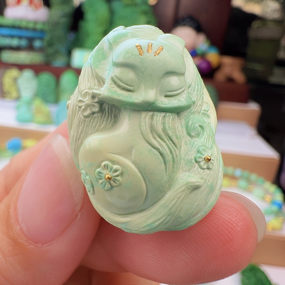 未镶嵌绿松石项链