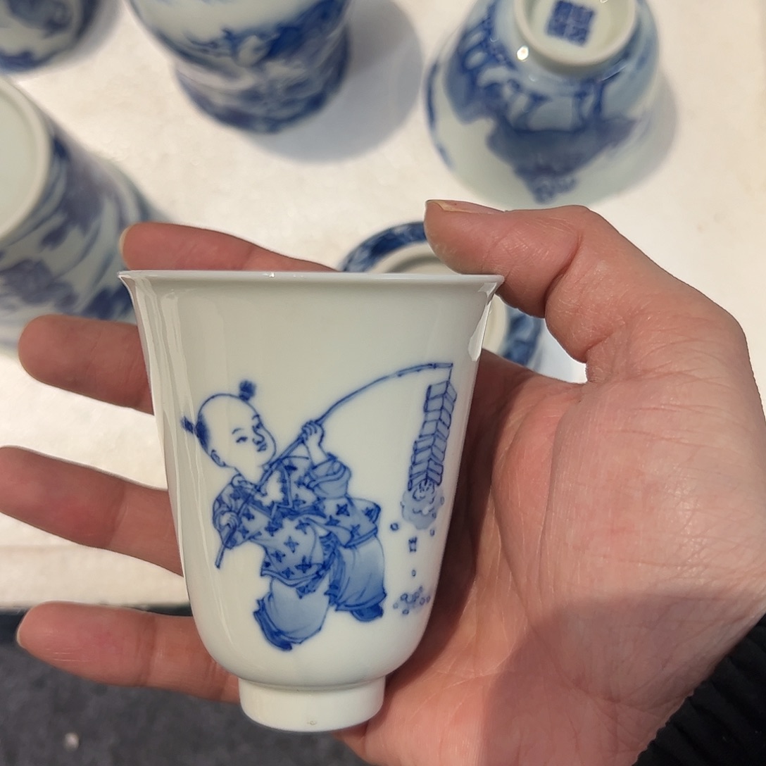 拾藝致物五子闹春图