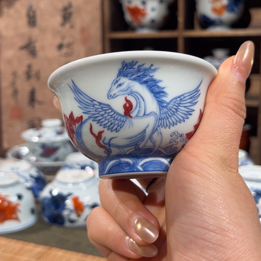 杯子陶景德镇陶瓷主人杯