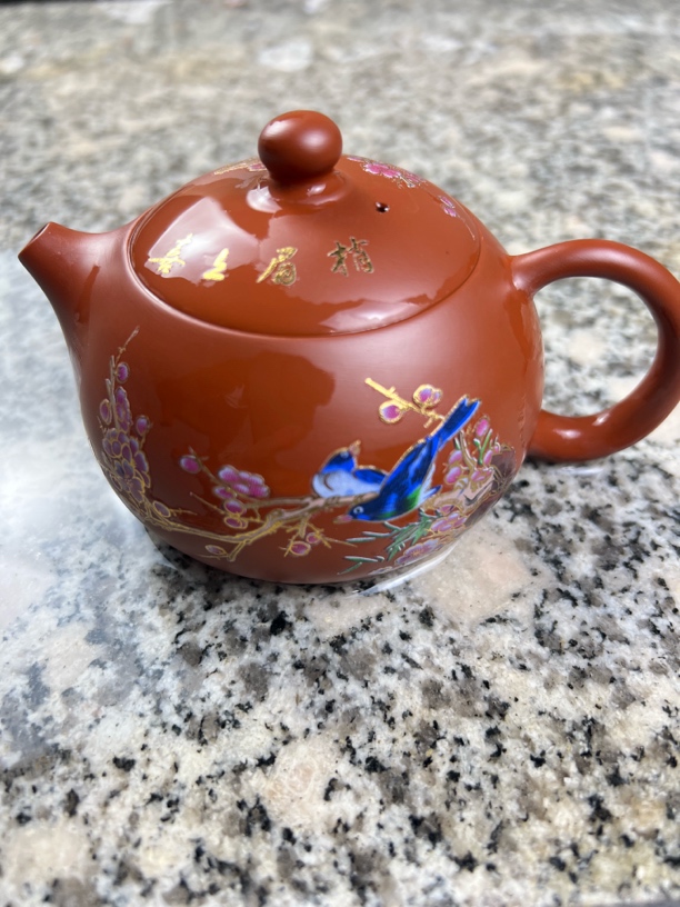 【闪购商品】朱泥大红袍喜上眉梢西施壶7