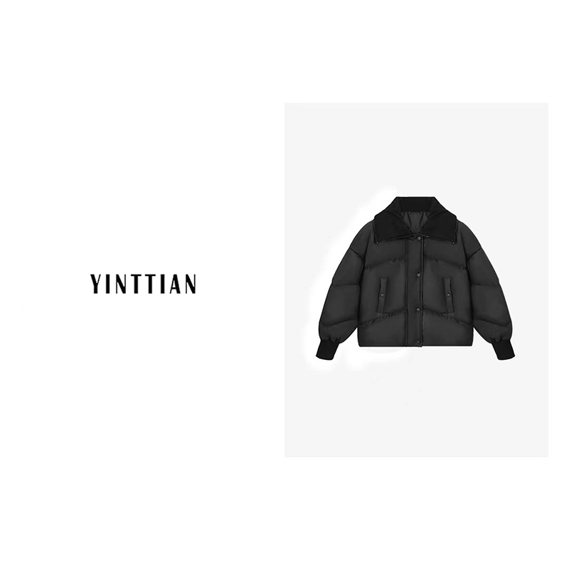 【H家】90白鹅绒简约大方百搭休闲鹅绒服-23AM1707