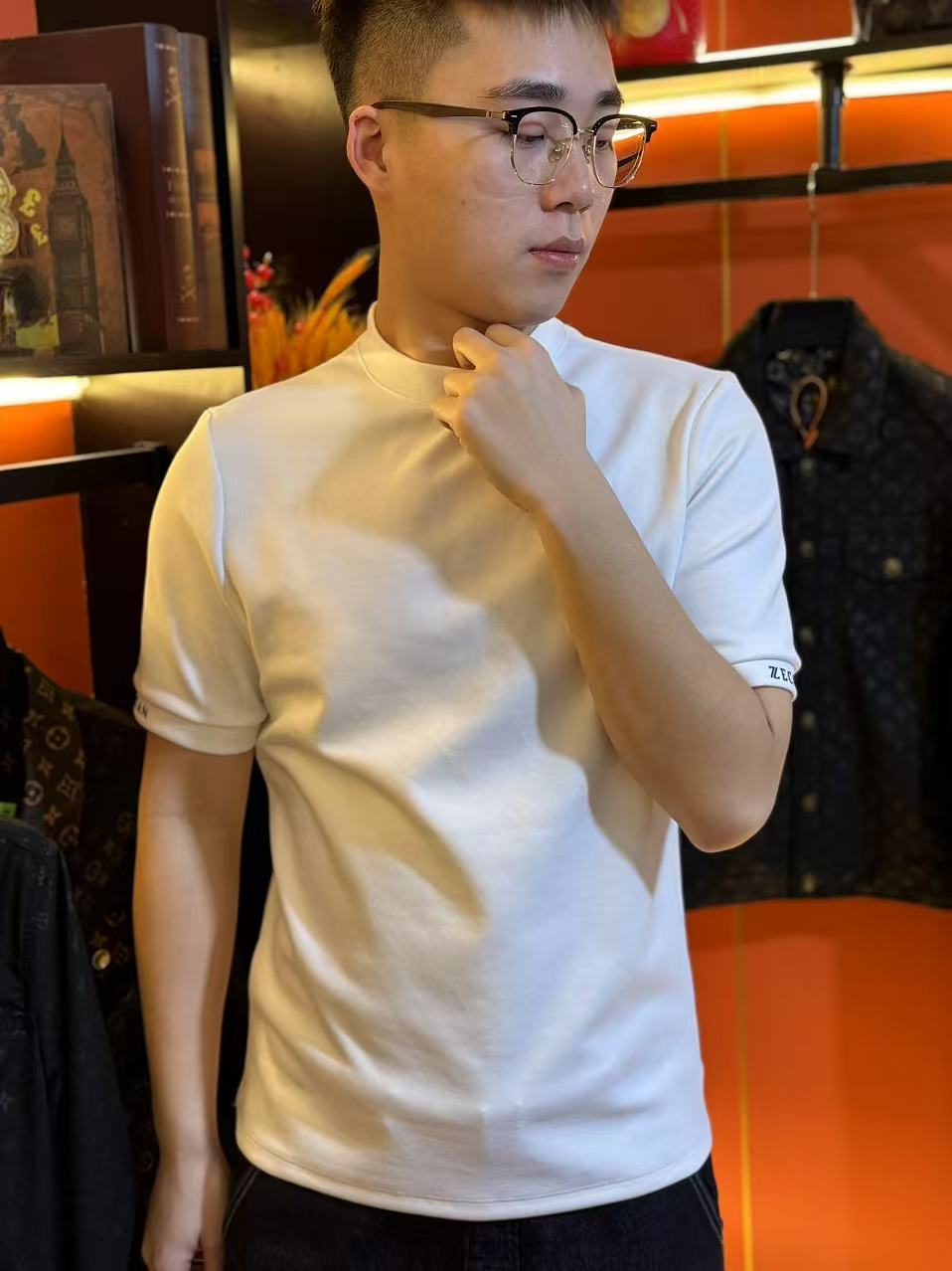 【L】2025春季新款简约休闲百搭男士短袖