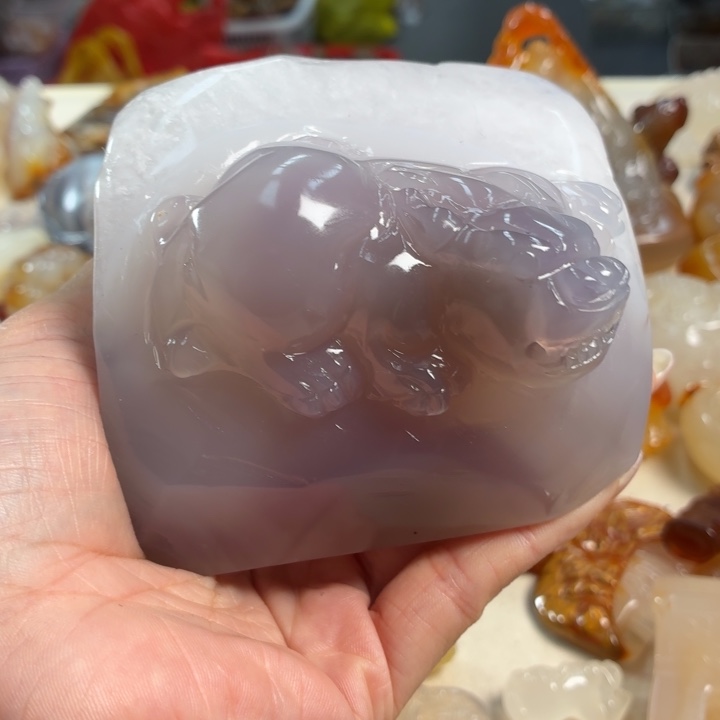 玛瑙/玉髓未镶嵌吊坠(不含链)