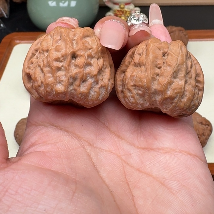 文玩核桃把件蛤蟆头37