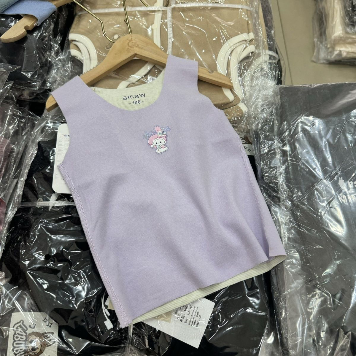 金冠秋冬季儿童德绒保暖护肚打底马甲套装男女宝宝适用