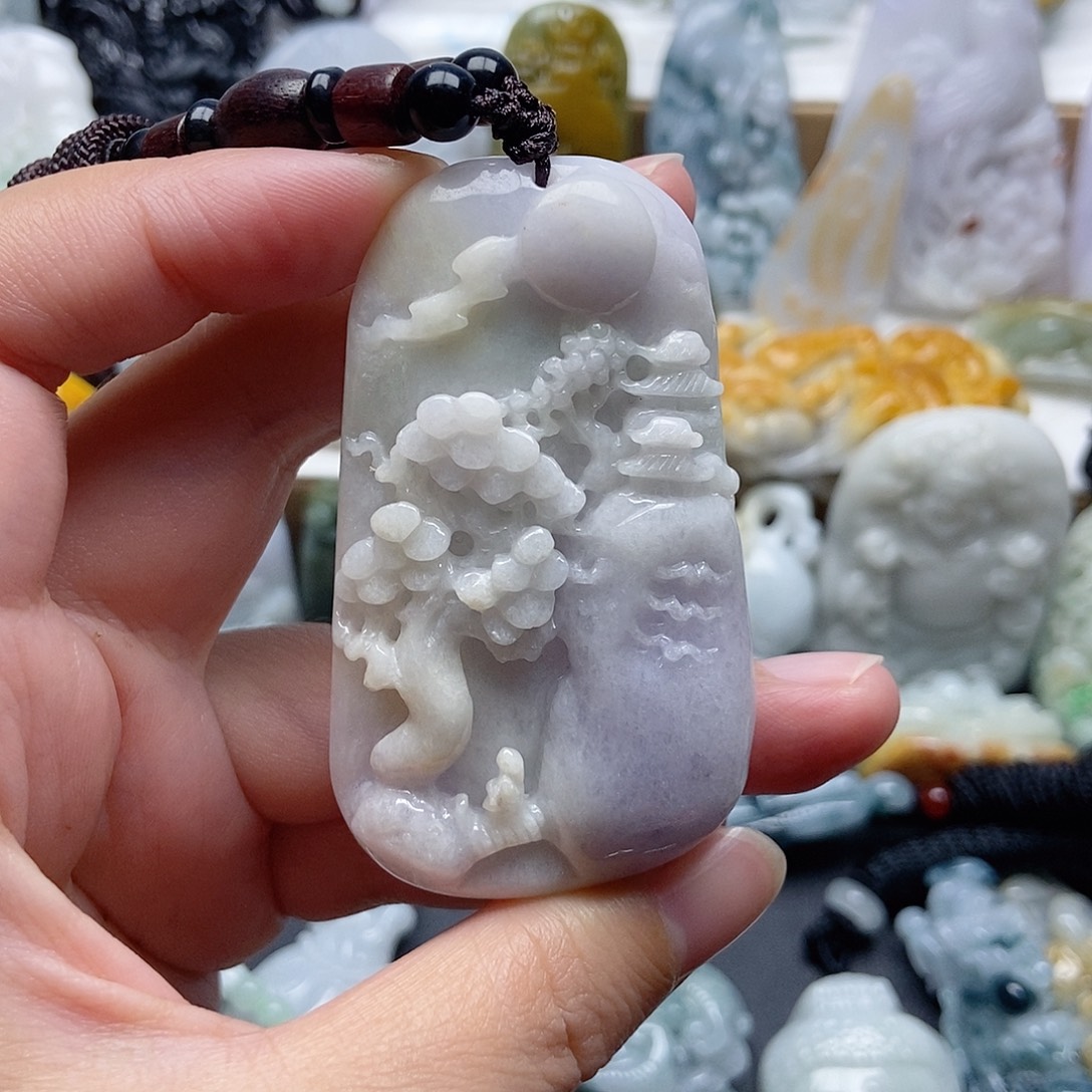 翡翠未镶嵌颈饰翡翠