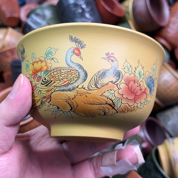 紫砂茶杯全手工紫砂主人杯