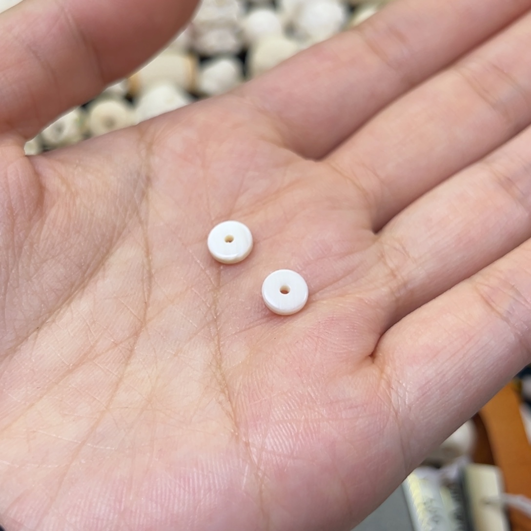 颜***儿吊坠猛犸象牙6mm猛犸隔片