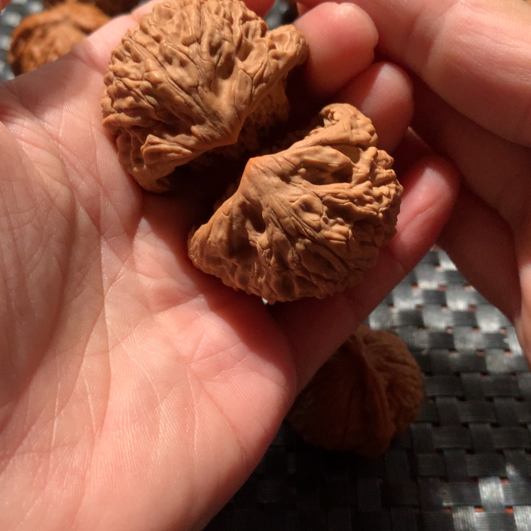 文玩核桃吊坠反油聚宝盆