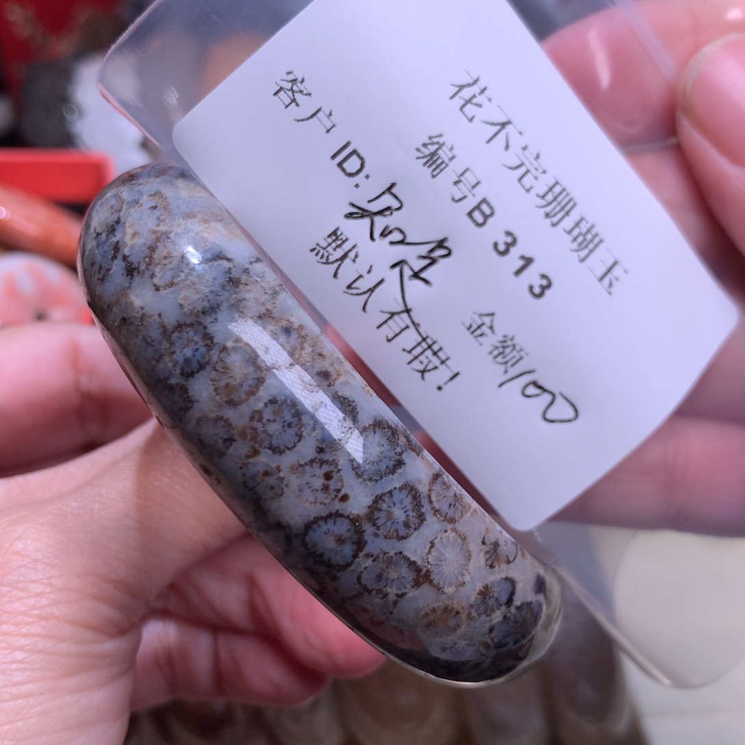 硅化玉颈饰未镶嵌知****安