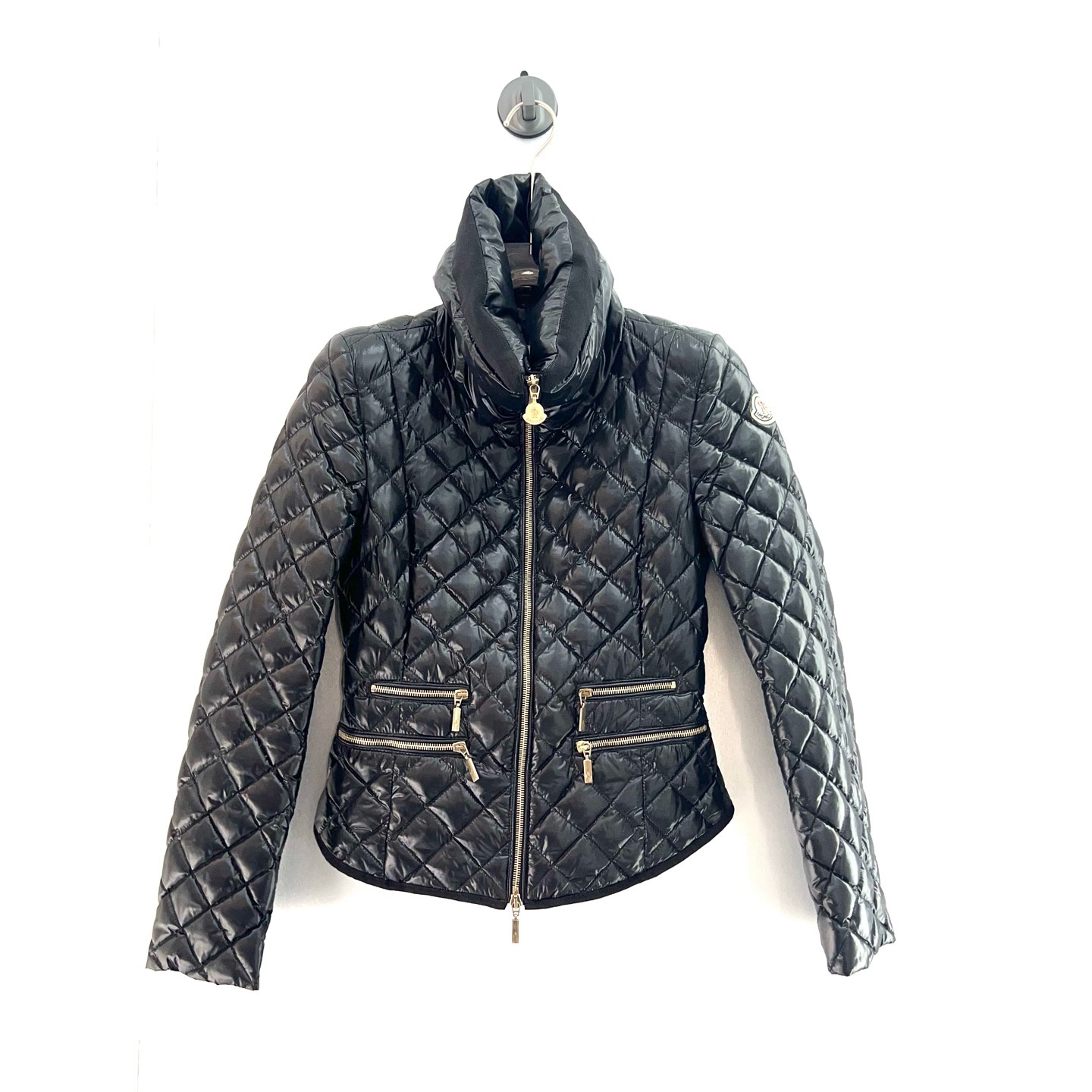 99新 MONCLER 黑色短款羽绒服/0码（北京）