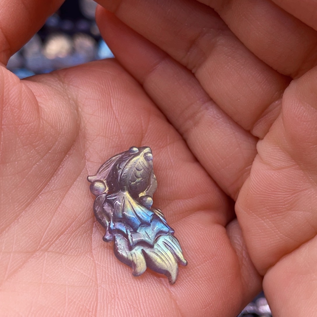 长石裸石未镶嵌差****鱼