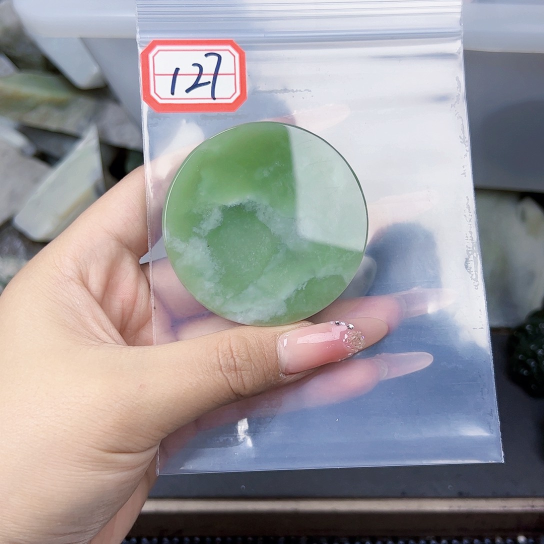 和田玉珠宝半成品未镶嵌