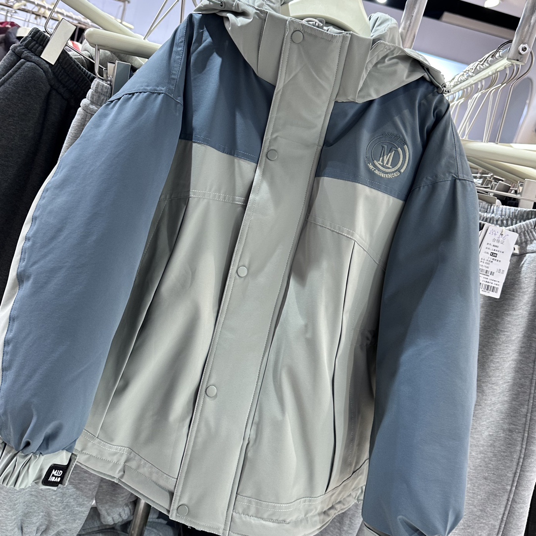 601冬季新款！青少年羽绒服保暖外套