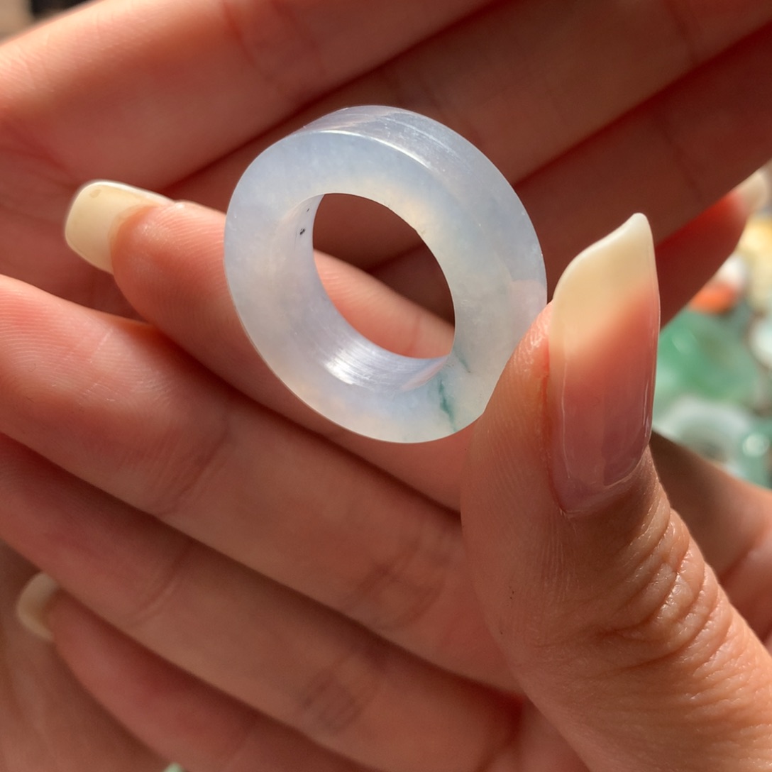 定制翡翠未镶嵌六**一翡翠紫飘花13#