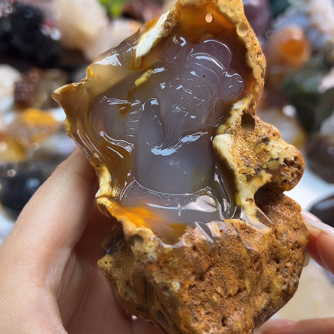 玛瑙/玉髓未镶嵌颈饰