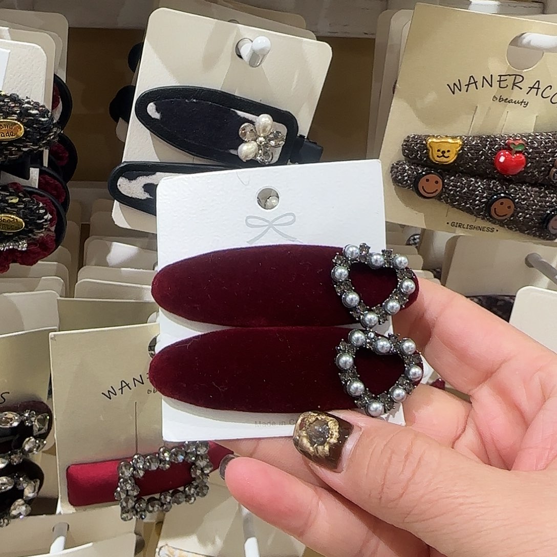 非金属红色掰掰夹