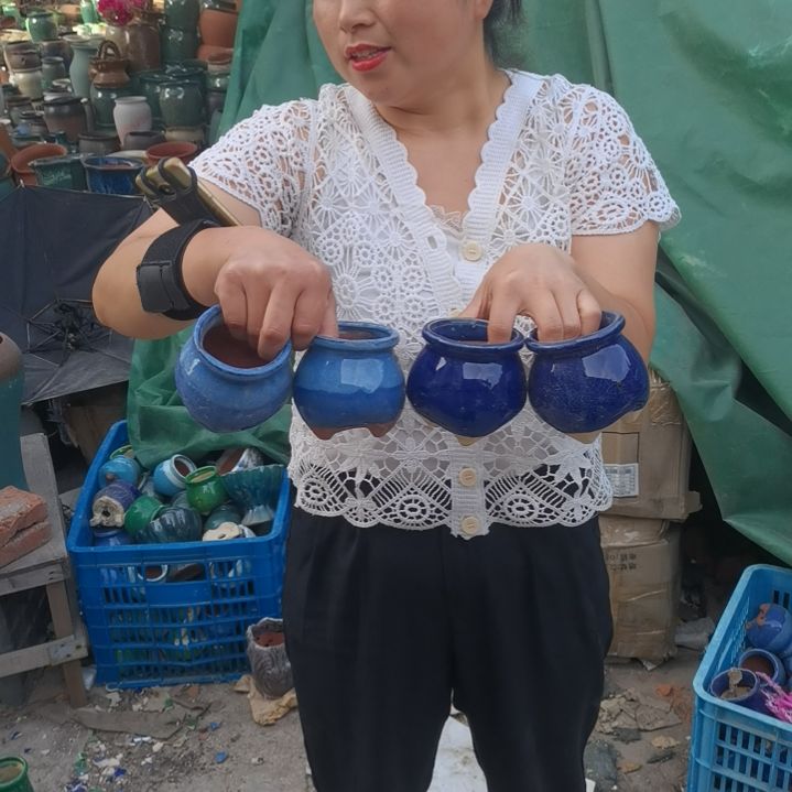 口7高8瑕疵随机八个盆子