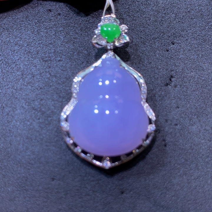 翡翠18K金镶嵌手链翡翠