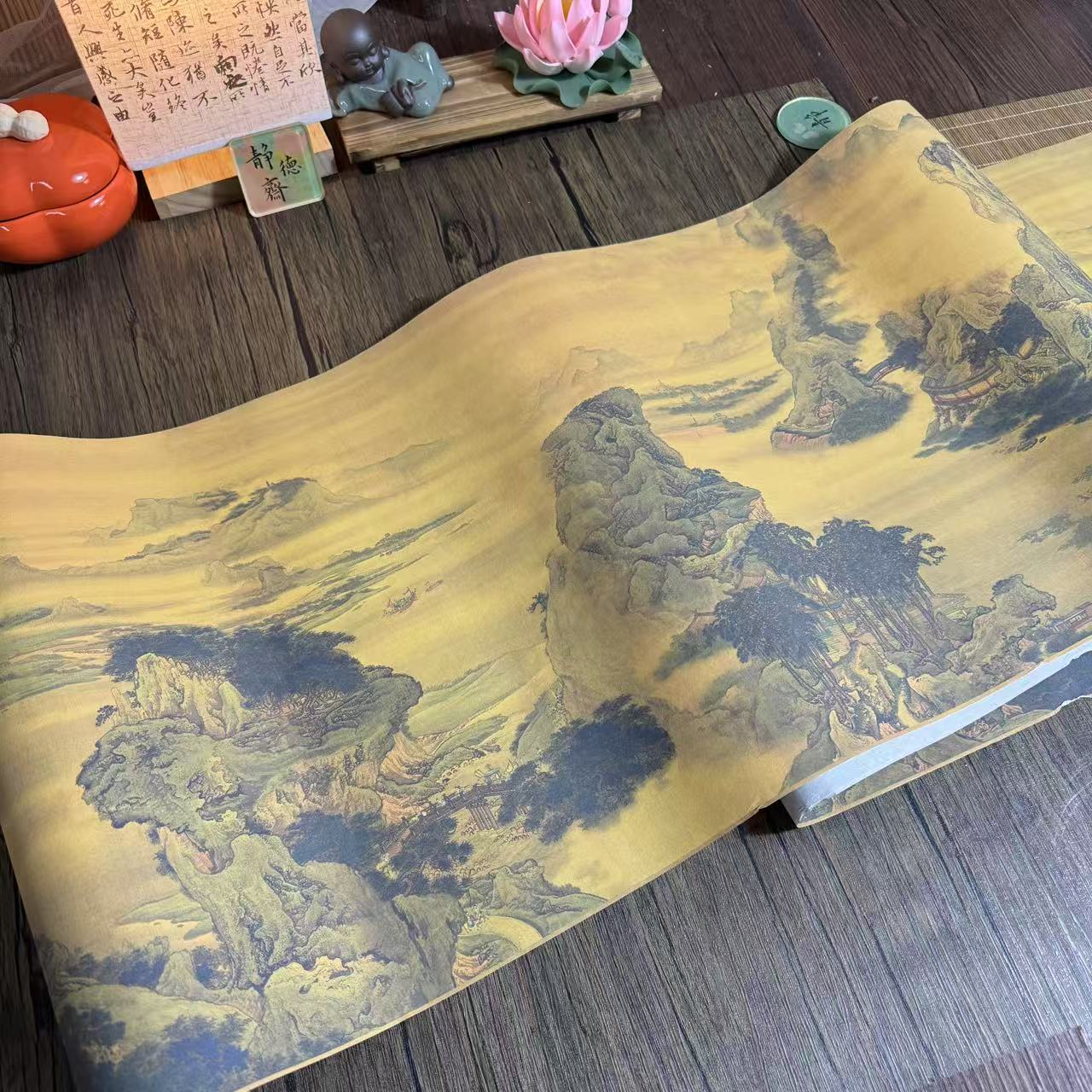 静德斋加厚蜡染【阿房宫绢纸】小楷行草书半熟作品宣纸