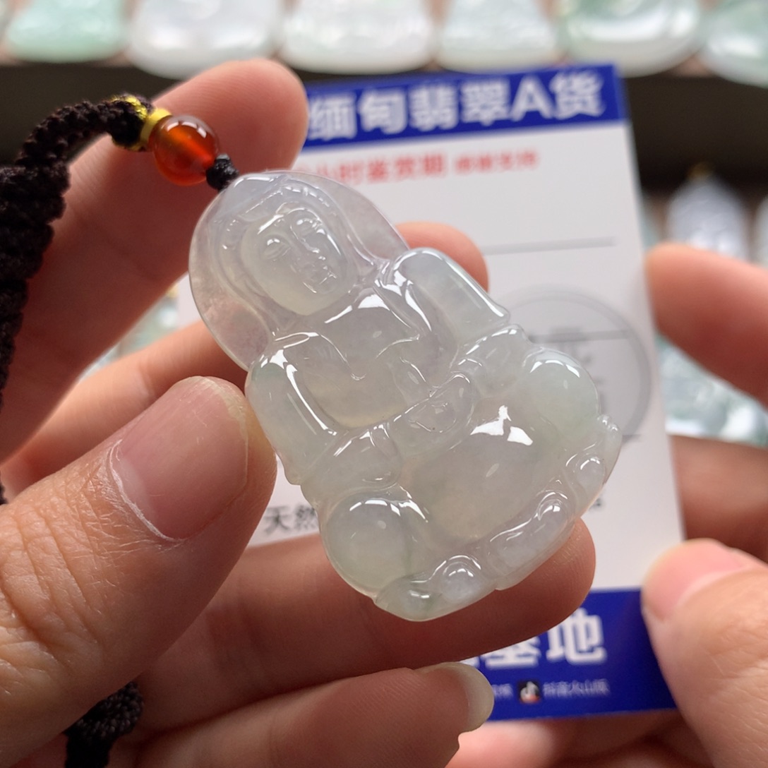 颈饰未镶嵌翡翠天然翡翠