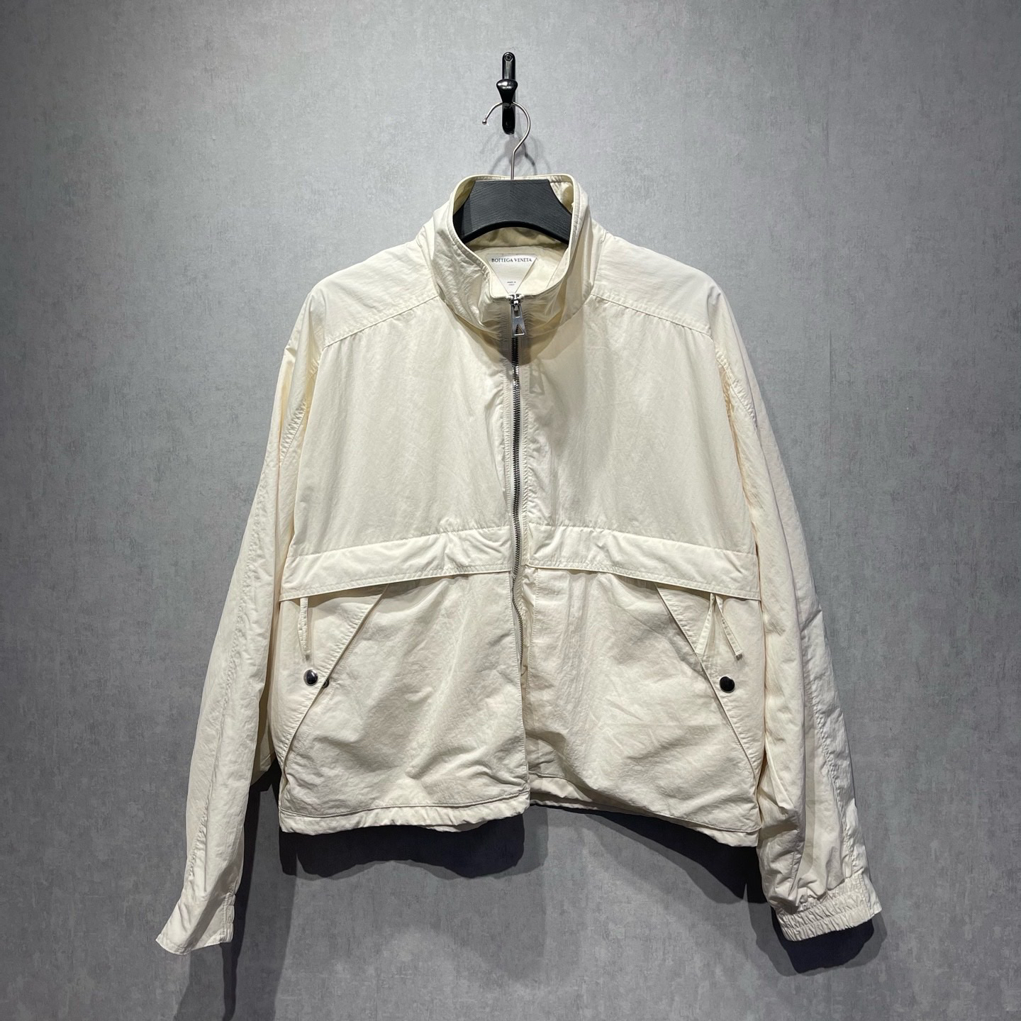 99新 BOTTEGA VENETA/葆蝶家 纯色立领连帽夹克外套/L码/DY215829
