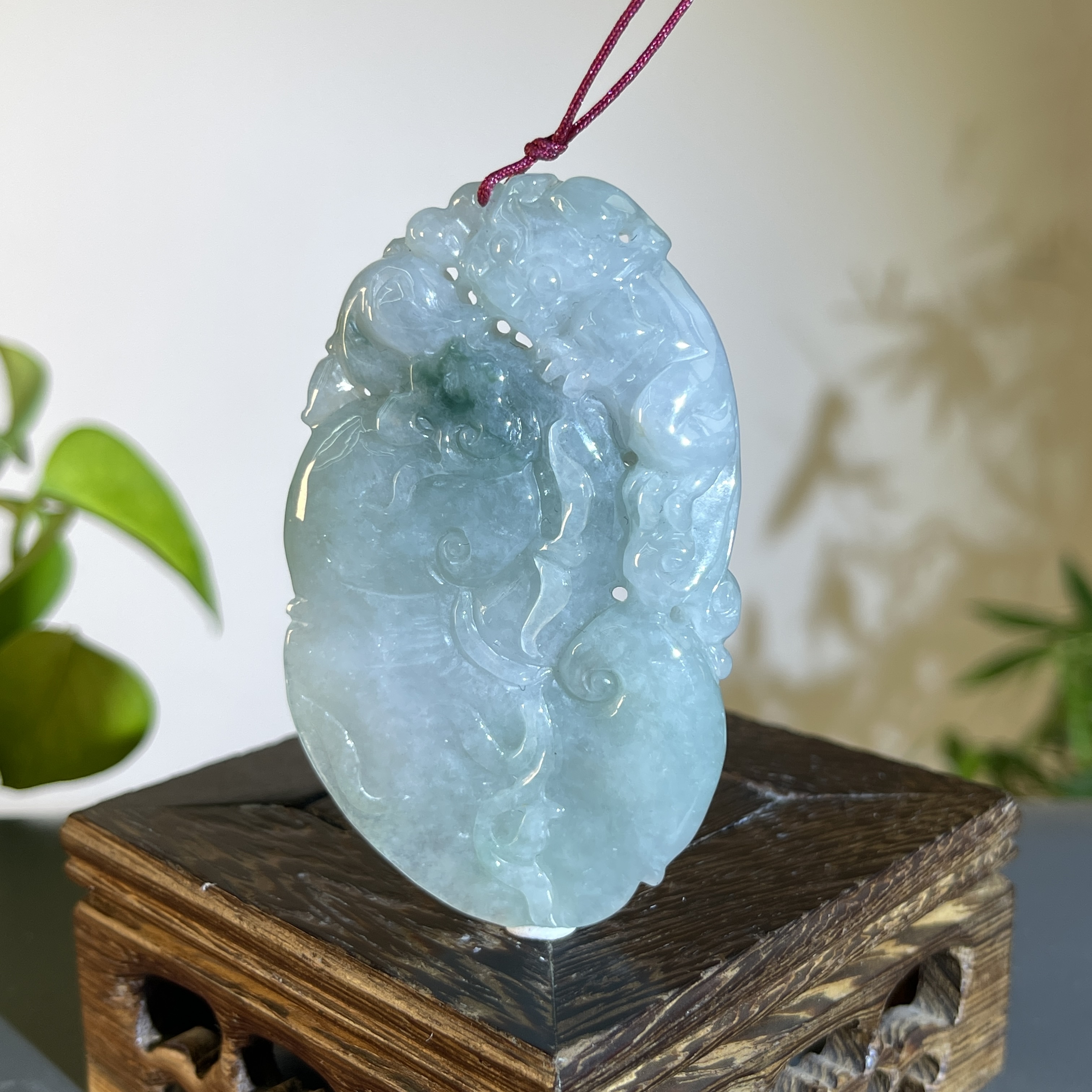 JXW18-47 天然翡翠缅甸A货 特色件