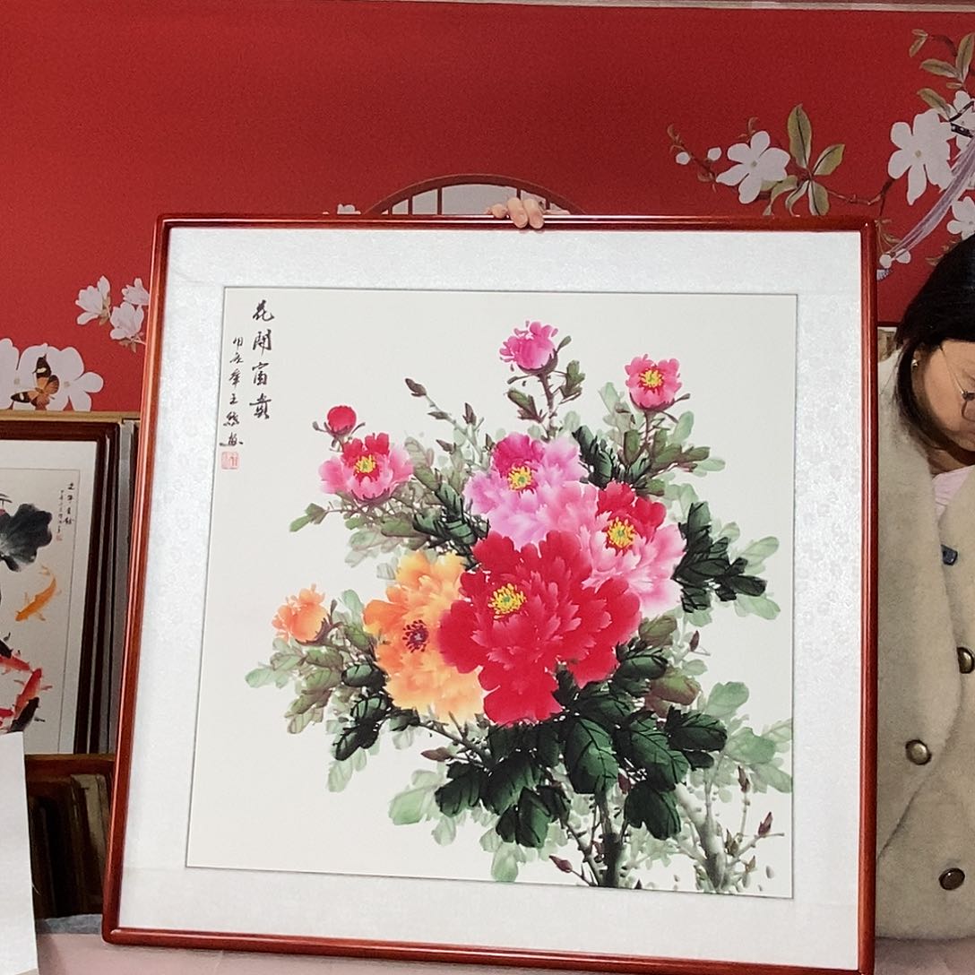 国画手写手绘82✖️82国画作品