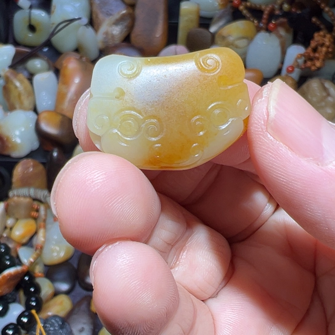 和田玉吊坠(不含链)未镶嵌