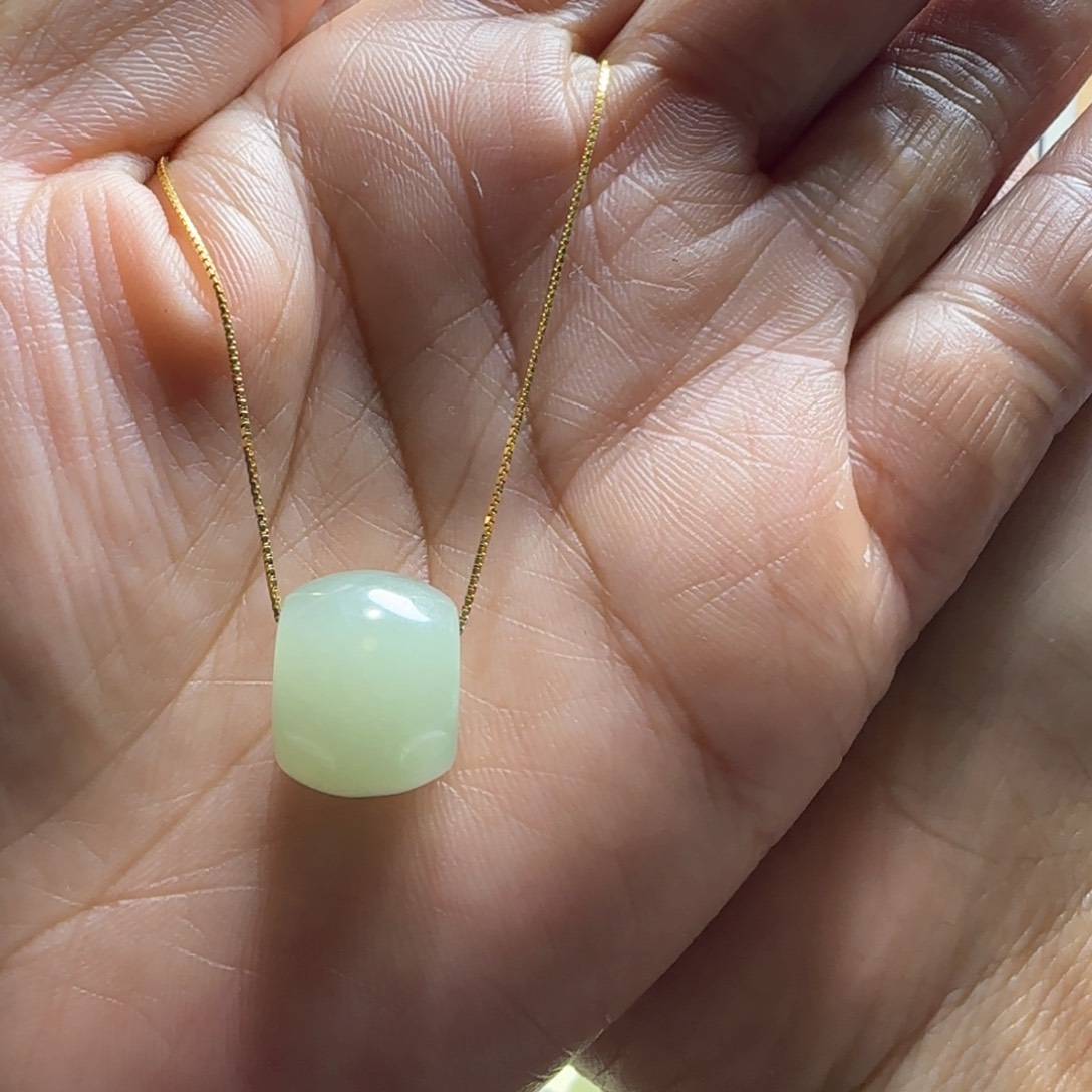 和田玉吊坠(赠链)未镶嵌