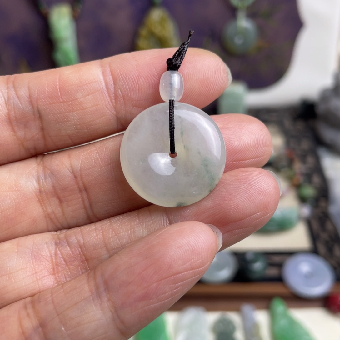 平****翡翠未镶嵌挂件平安扣挂件定制链接