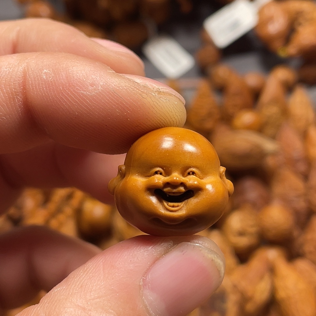 橄榄核手串/手链笑佛头037