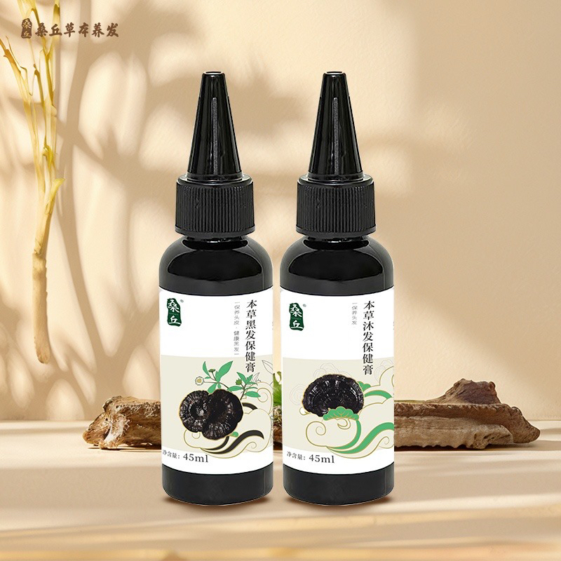 沐发保健膏60g 本草黑发保健膏45g