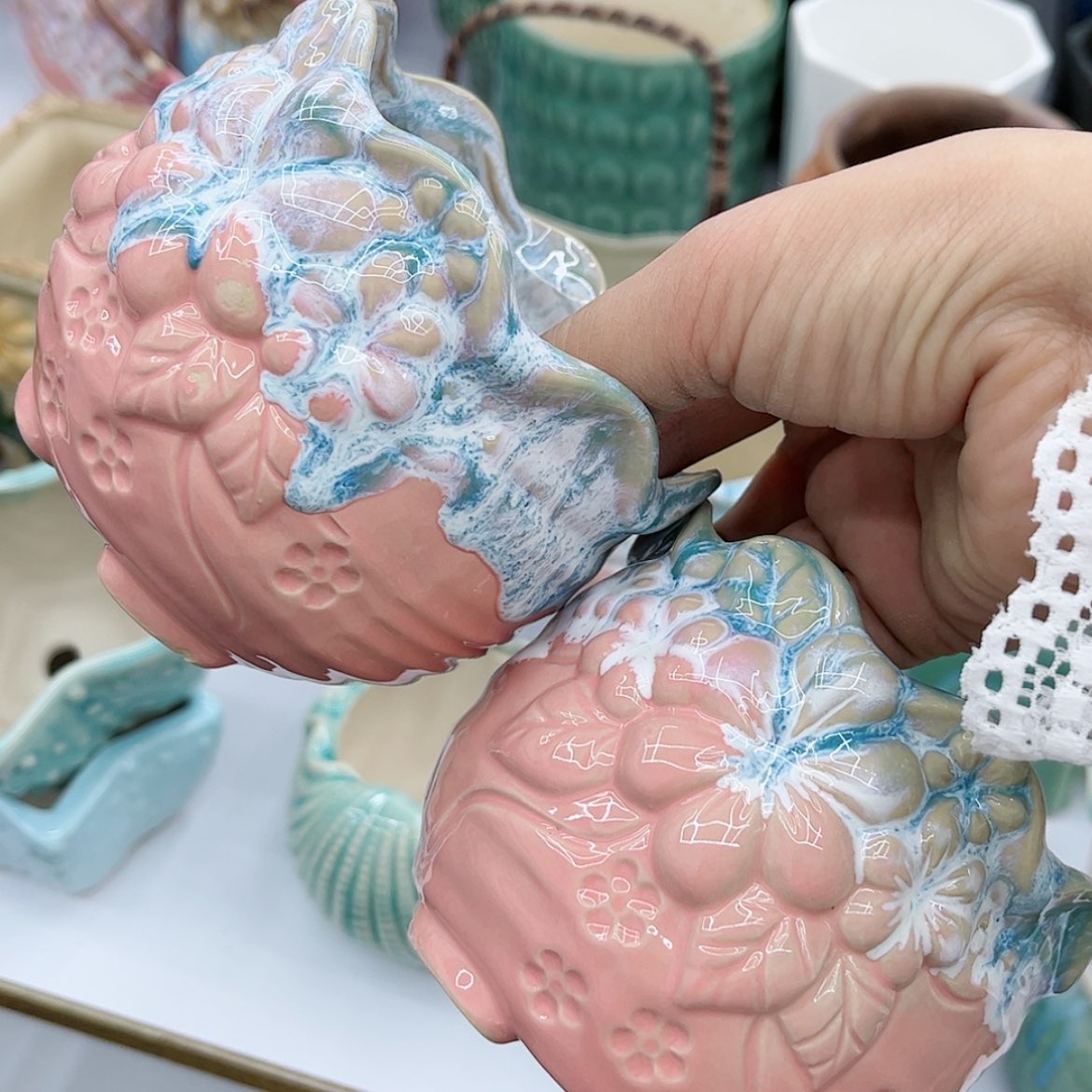 【闪购商品】陶瓷多肉绿植陶瓷花盆