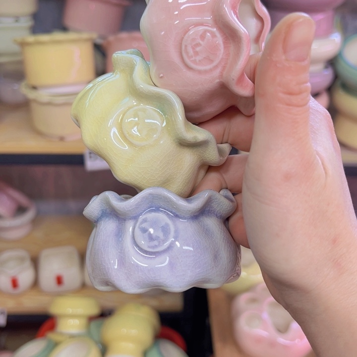 陶瓷花盆当场凑满12包邮