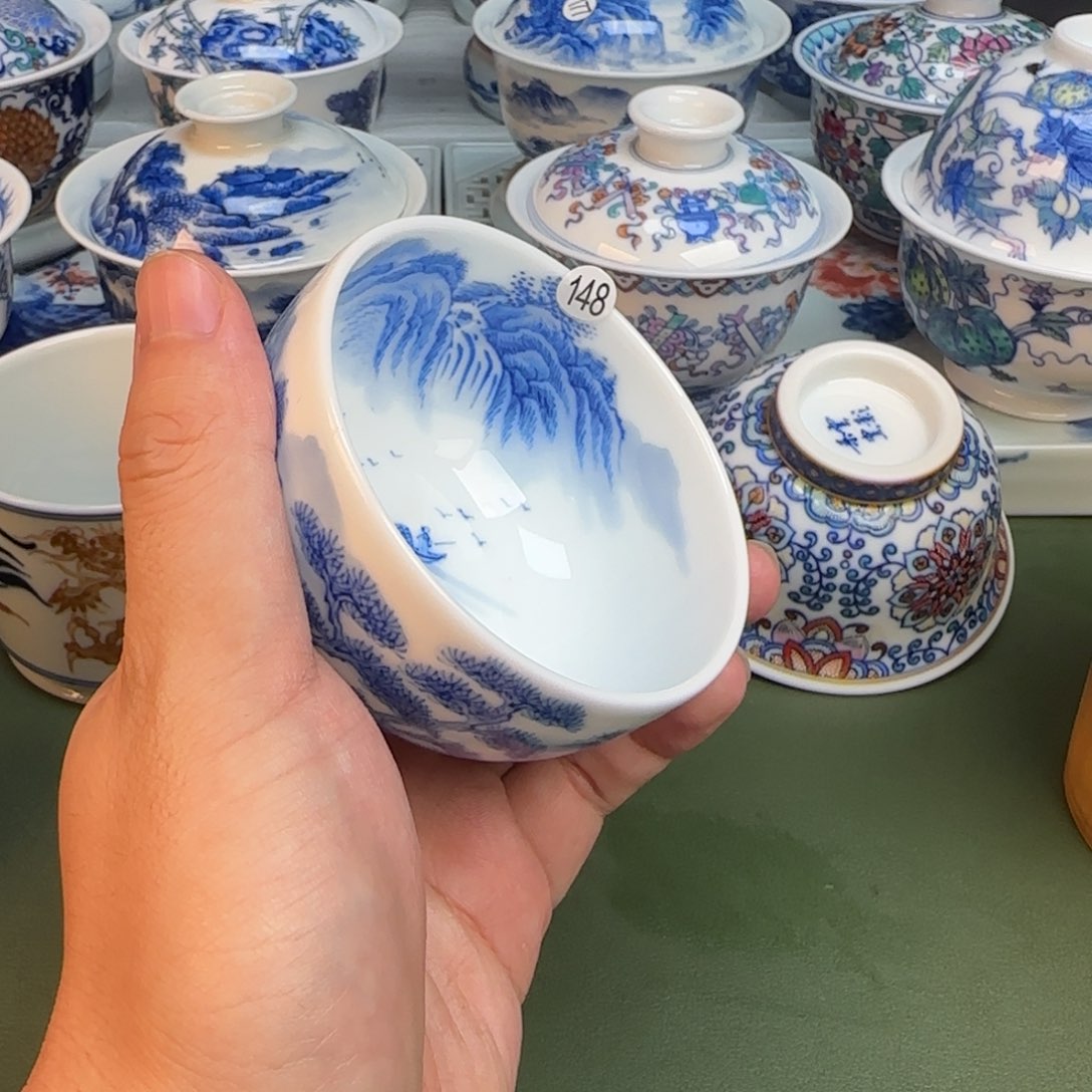 彦祖纯手工手绘茶具148