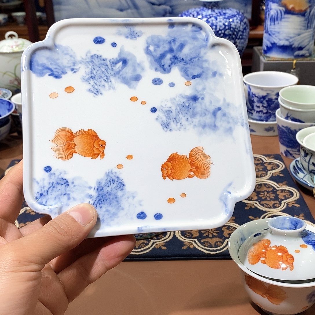 瓷片景德镇旭日堂陶瓷壶承