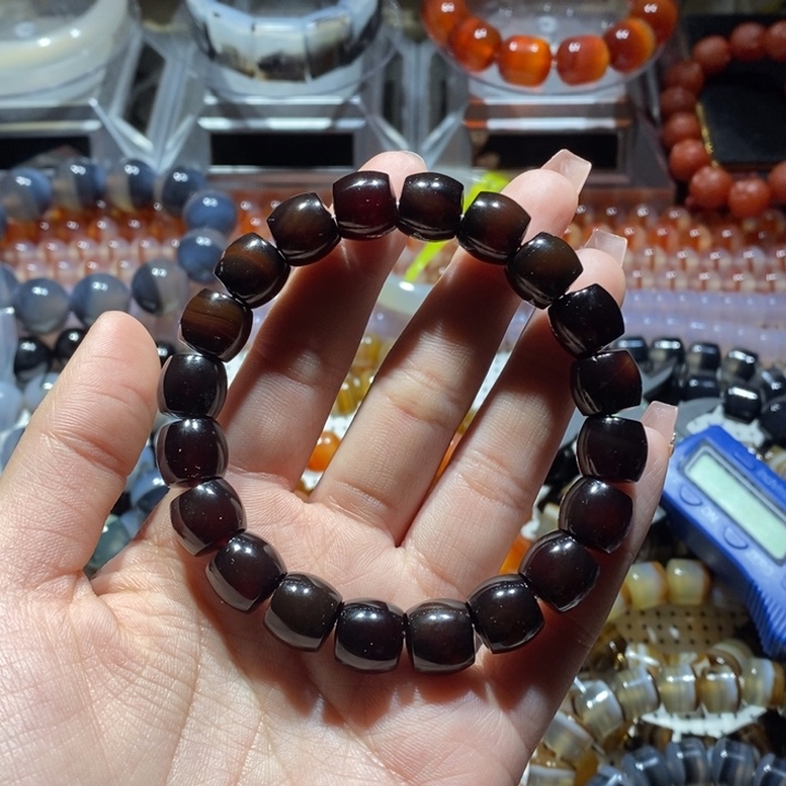 玛瑙/玉髓手链未镶嵌水**清